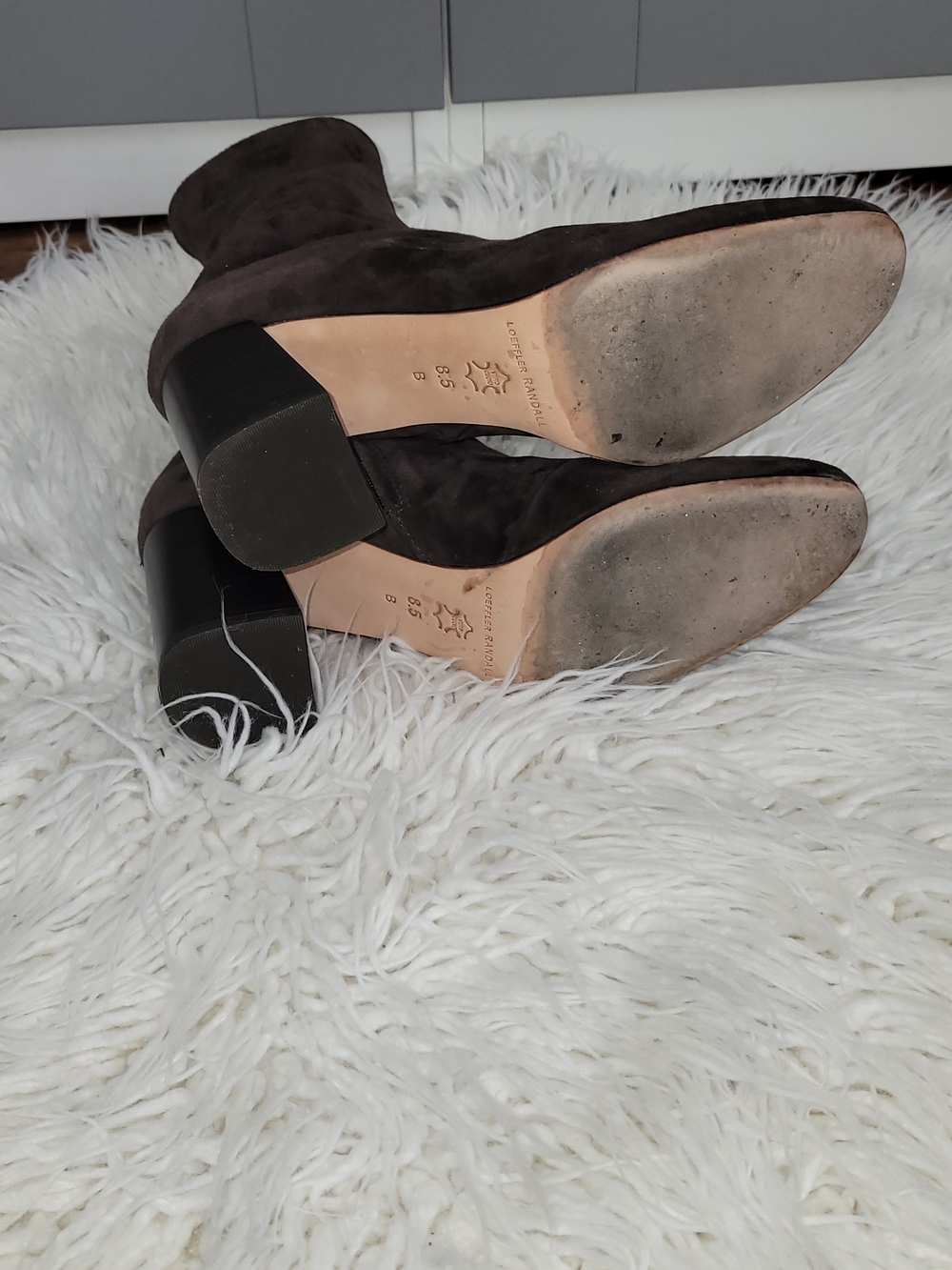 Loffler Randall Suede Ankle Boots in Dark Brown - Women's Fashion Boot - Picture 12 of 13